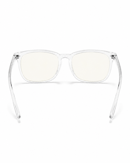 Crystal transparent ramme – klar glass – bakfra